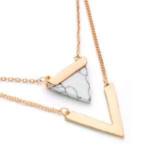 Triangle necklace